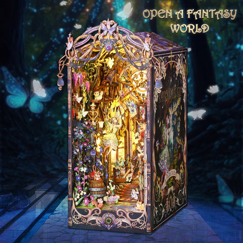 NookCraft™ “Fairy Tale Elves” DIY Book Nook Kit