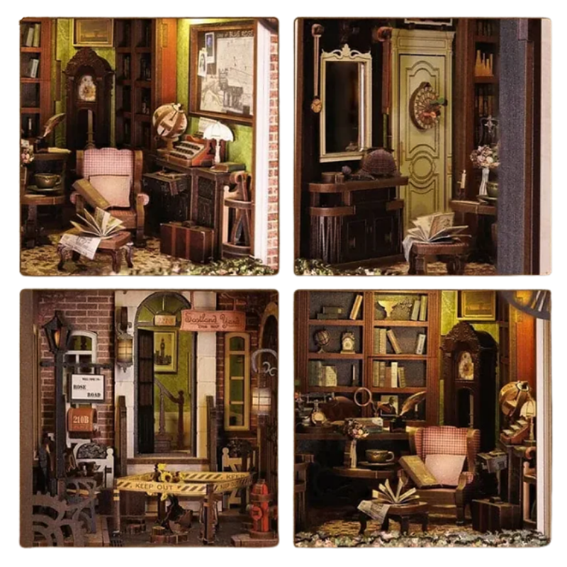 NookCraft™ “Detective House” DIY Book Nook Kit