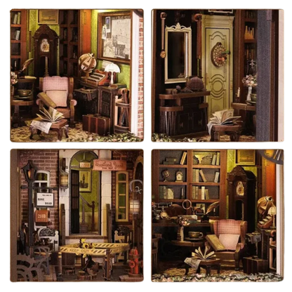 NookCraft™ “Detective House” DIY Book Nook Kit