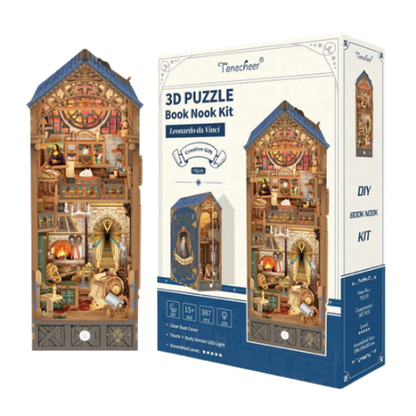 NookCraft™ “Leonardo da Vinci” DIY Book Nook Kit