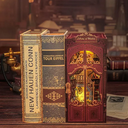 NookCraft™ “The Library” DIY Book Nook Kit