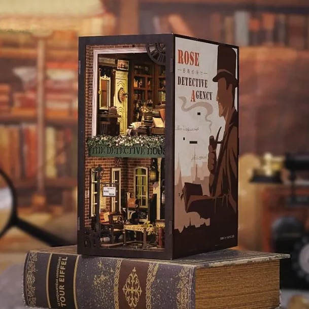 NookCraft™ “Detective House” DIY Book Nook Kit