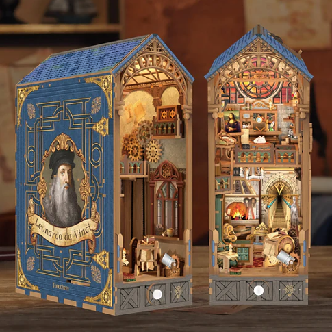 NookCraft™ “Leonardo da Vinci” DIY Book Nook Kit