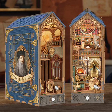 NookCraft™ “Leonardo da Vinci” DIY Book Nook Kit